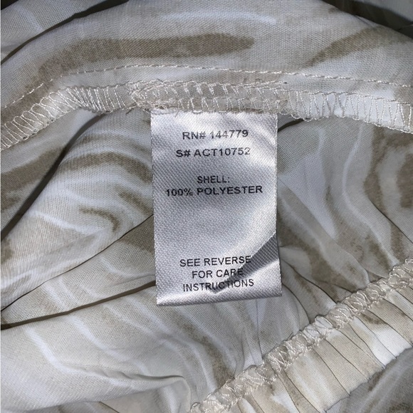 12th Tribe  x TheSaltyBlonde Wide Sleeve Blouse Wrap‎ Front Beige Groovy Size S - Picture 7 of 8